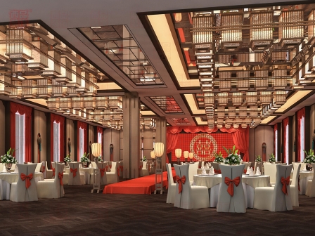 香溪名宴酒店宴会厅设计案例